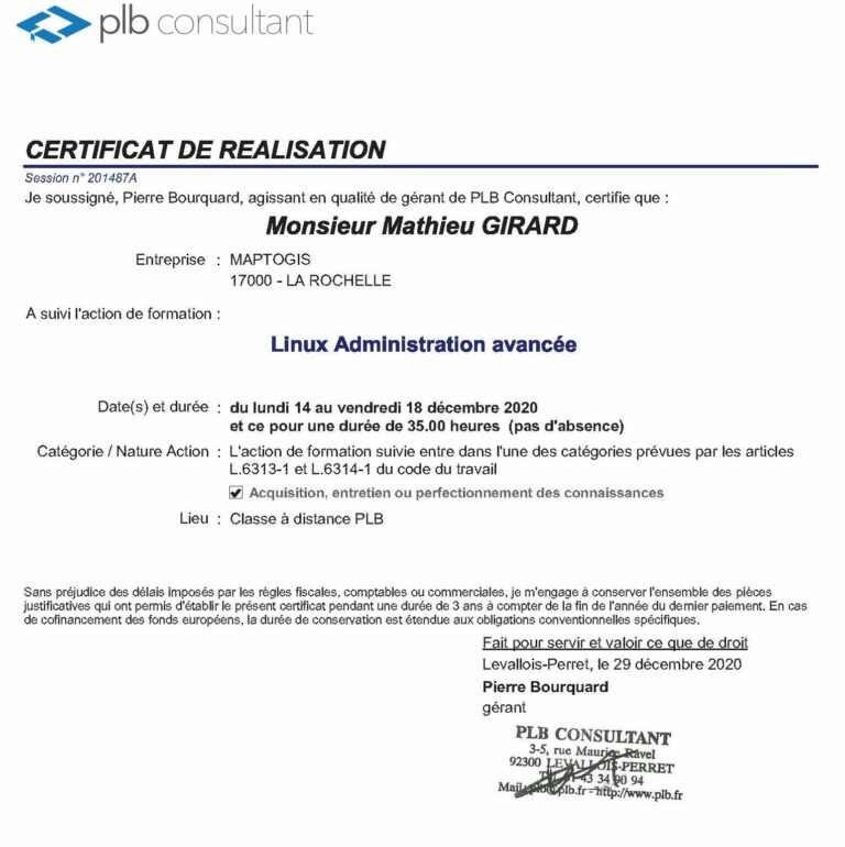 Linux administration avancée